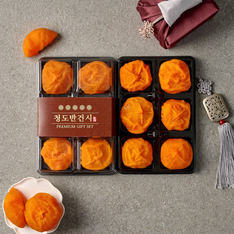 달디단 명절전 맛보기 씨없는 반건시 곶감 6입/10입 설날 전통 간식 어르신 부모님